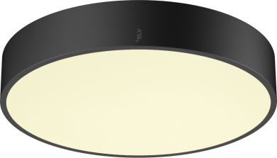 SLV MEDO® PRO 40, wall- and ceiling-mounted light, round, 3000/4000K, 19W, DALI, Touch, 80°, UGR&lt;19, black 1007292 | Elektrika.lv