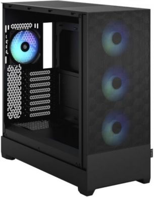  Fractal Design | Pop XL Air RGB | Side window | Black TG Clear Tint | E-ATX up to 280 mm, ATX , mATX, Mini ITX | ATX FD-C-POR1X-06