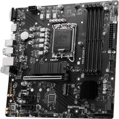 MSI Mainboard MSI Intel B760 Express LGA1700 Micro-ATX Memory DDR5 Memory slots 4 2xPCI-Express 1x 1xPCI-Express 16x 2xM.2 1x15pin D-sub 1xHDMI 1xDisplayPort 4xUSB 2.0 1xUSB 3.2 1xUSB-C 2xPS/2 1xRJ45 3xAudio port PROB760M-P PROB760M-P | Elektrika.lv