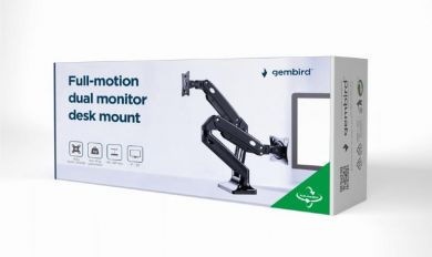 Gembird DISPLAY ACC MOUNTING ARM/17-35" MA-DA2-03 GEMBIRD MA-DA2-03 | Elektrika.lv