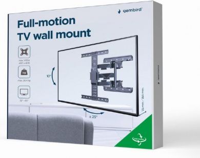 Gembird TV SET ACC WALL MOUNT 32-65"/WM-65ST-01 GEMBIRD WM-65ST-01 | Elektrika.lv