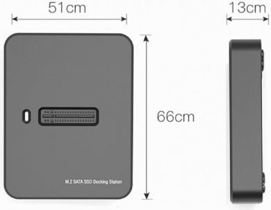 Gembird SSD ACC DOCK STATION USB-C M.2/DD-U3M2 GEMBIRD DD-U3M2 | Elektrika.lv