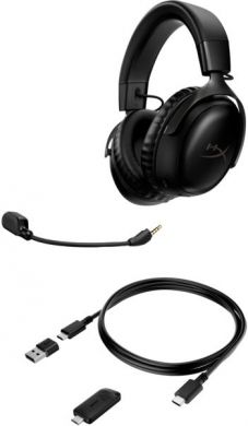 HyperX HEADSET HYPERX CLOUD III WRL/BLACK 77Z45AA HYPERX 77Z45AA | Elektrika.lv