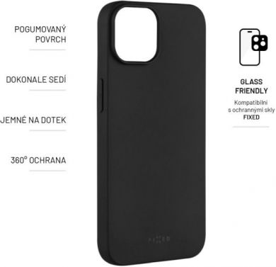  Fixed | Story | Back cover | Apple | iPhone 14 | Rubberized | Black FIXST-928-BK