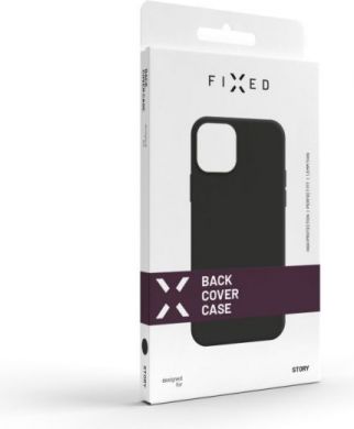  Fixed | Story | Back cover | Apple | iPhone 14 Plus | Rubberized | Black FIXST-929-BK