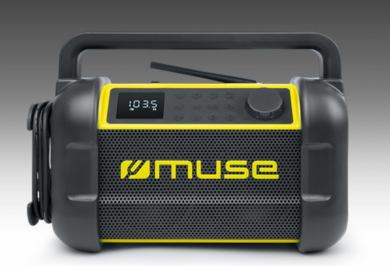 Muse Muse | M-928 BTY | Jobsite Radio speaker | Waterproof | Bluetooth | Black/Yellow | Portable | Wireless connection M-928 BTY