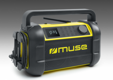 Muse Muse | M-928 BTY | Jobsite Radio speaker | Waterproof | Bluetooth | Black/Yellow | Portable | Wireless connection M-928 BTY
