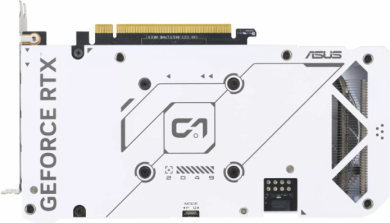 Asus Asus | DUAL-RTX4060-O8G-WHITE | NVIDIA | 8 GB | GeForce RTX 4060 | GDDR6 | HDMI ports quantity 1 | PCI Express 4.0 | Memory clock speed 17000 MHz 90YV0JC2-M0NA00