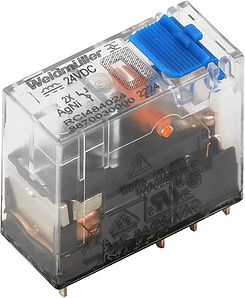 Weidmuller RCI Relejs 12VDC 8A 2CO, LED, [10] RCI484AB2 8870310000 | Elektrika.lv