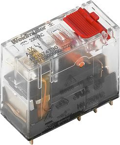 Weidmuller RCI relay 230VAC 8A 2CO, LED, TEST 8870370000 | Elektrika.lv