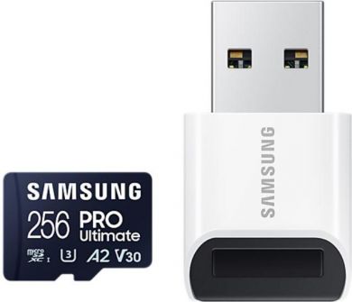 Samsung MEMORY MICRO SDXC 256GB/W/READER MB-MY256SB/WW SAMSUNG MB-MY256SB/WW | Elektrika.lv