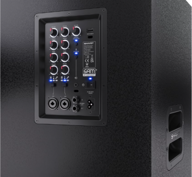 Sharp Sharp SumoBox CP-LS200 High Performance Portable Speaker | Sharp | Portable Speaker | SUMOBOX Pro CP-LS200 High Performance | 200 W | Waterproof | Bluetooth | Black | Portable | Wireless connection CP-LS200