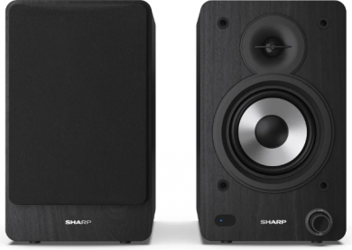 Sharp Sharp CP-SS30 Bookshelf Speakers, Black | Sharp | Speakers | CP-SS30(BK) Bookshelf | 60 W | Bluetooth | Black | Wireless connection CP-SS30 BK