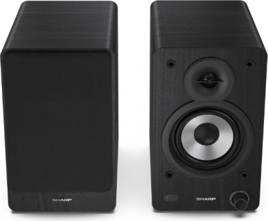 Sharp Sharp CP-SS30 Bookshelf Speakers, Black | Sharp | Speakers | CP-SS30(BK) Bookshelf | 60 W | Bluetooth | Black | Wireless connection CP-SS30 BK