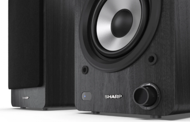 Sharp Sharp CP-SS30 Bookshelf Speakers, Black | Sharp | Speakers | CP-SS30(BK) Bookshelf | 60 W | Bluetooth | Black | Wireless connection CP-SS30 BK