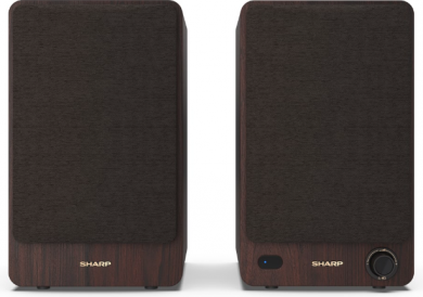 Sharp Sharp CP-SS30 Bookshelf Speakers, Brown | Sharp | Speakers | CP-SS30(BR) Bookshelf | 60 W | Bluetooth | Brown | Wireless connection CP-SS30 BR