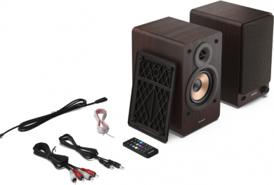 Sharp Sharp CP-SS30 Bookshelf Speakers, Brown | Sharp | Speakers | CP-SS30(BR) Bookshelf | 60 W | Bluetooth | Brown | Wireless connection CP-SS30 BR