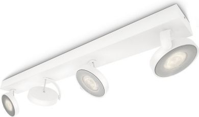 Philips Quadruple ceiling spotlight LED CLOCKWORK bar/tube white 4x4.5W SELV 18W 2700K 2000Lm IP20 915004333801 | Elektrika.lv