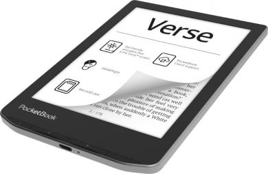  E-Reader POCKETBOOK Verse 6" 1024x758 1xUSB-C Micro SD Wireless LAN Grey PB629-M-WW PB629-M-WW | Elektrika.lv
