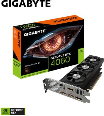 Gigabyte Graphics Card GIGABYTE NVIDIA GeForce RTX 4060 8 GB GDDR6 128 bit PCIE 4.0 16x GPU 2475 MHz 2xHDMI 2xDisplayPort GV-N4060OC-8GL GV-N4060OC-8GL | Elektrika.lv