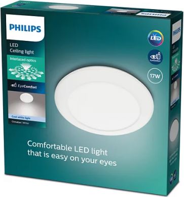 Philips Потолочный светильник LED Cinnabar 4000K 17W белый 915004987201 | Elektrika.lv