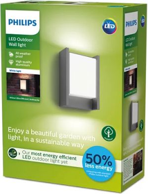 Philips Sienas gaismeklis LED Arbour 1x38W 3000K 800Lm HV UE 929003265901 | Elektrika.lv