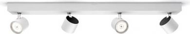 Philips Потолочный четверной светильник LED STAR bar/tube white 4x4.5W SELV 18W 2700K 2000Lm IP20 915005307401 | Elektrika.lv