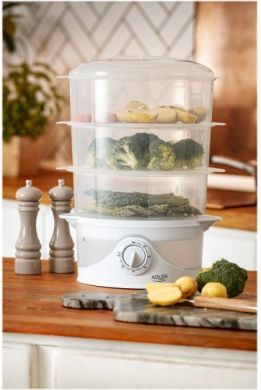 ADLER Adler | White | 800 W W | Number of baskets 3 AD 633