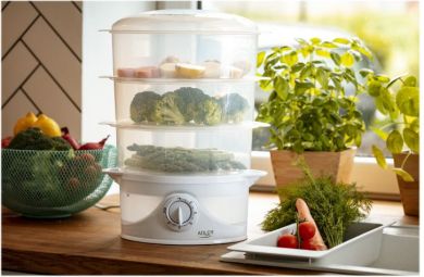 ADLER Adler | White | 800 W W | Number of baskets 3 AD 633