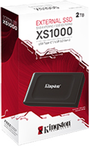 Kingston Cietais disks XS1000, SSD, 1TB, melns SXS1000/1000G | Elektrika.lv