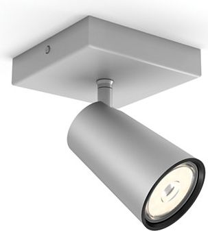 Philips Ceiling light PAISLEY single spot aluminium NW 230V 5.5W IP20 915005529001 | Elektrika.lv