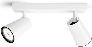 Philips Double ceiling light PAISLEY bar/tube white 2x5.5 NW 230V 11W IP20 915005529501 | Elektrika.lv