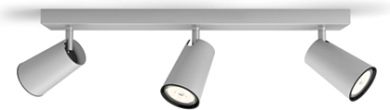 Philips Triple ceiling light PAISLEY bar/tube aluminium 3x5.5 NW 230V 16.5W IP20 915005529801 | Elektrika.lv