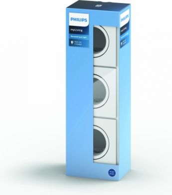 Philips Luminaire ENNEPER 3xNW 3x5.5W 500lm GU10 230V white 915005418431 PL1 | Elektrika.lv