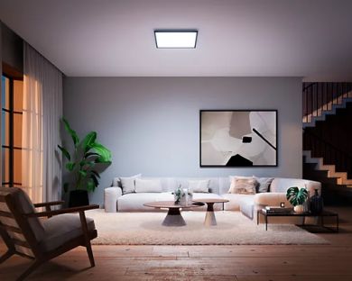 Philips Hue Aurelle ceiling lamp black 39W White Ambiance + dimmer 929003597601 | Elektrika.lv
