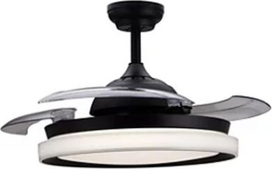 Philips LED ceiling fan light Bliss DC 28W+35W TW 4500lm 2700/5500/4000K Black 929003184501 | Elektrika.lv