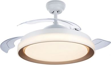 Philips LED ceiling fan light Bliss DC 28W+35W TW 4500lm 2700/5500/4000K Gold/White 929003184601 | Elektrika.lv
