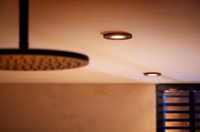 Philips Recessed ceiling luminaire Xamento Hue 3x5.7W GU10 2000-6500K black 929003526202 | Elektrika.lv