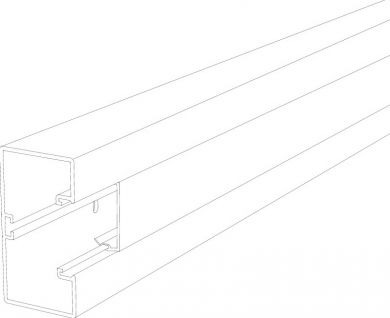 Obo Bettermann Device mounting cable duct 53x100x2000mm, white, Rapid 45-2, GK-53100RW 6113000 | Elektrika.lv