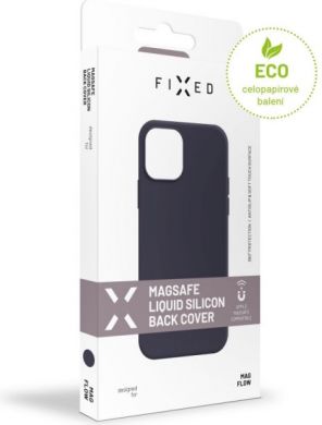  Fixed | MagFlow with MagSafe support | Back cover | Apple | iPhone 14 Pro | Liquid silicon | Blue FIXFLM-930-BL
