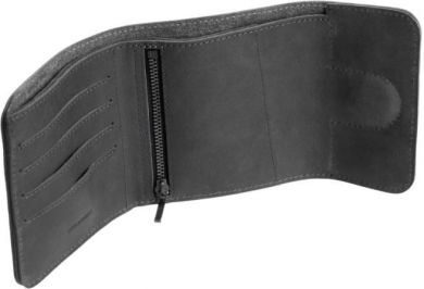 Fixed Fixed | Classic Wallet for AirTag | Apple | Genuine cowhide | Black | Dimensions of the wallet : 11 x 11.5 cm; Closing of the wallet is secured by a magnet; Smaller pocket for Apple AirTag; inner hidden pocket; 4 pockets for credit cards or documents FIXWAT-SCW2-BK