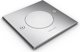 Philips Outdoor inground fitting luminaire LED Crust recessed inox 230V 17356/47/P, myGarden 17356/47/P0 3W 2700K 270Lm IP67 915005395601 | Elektrika.lv