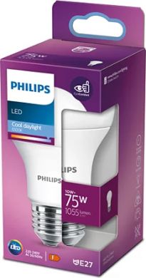 Philips LED Spuldze 75W A60 E27 CDL FR ND 1SRT4 6500K 1055Lm 929001163803 | Elektrika.lv