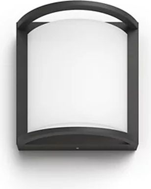 Philips Outdoor wall lantern Samondra 1x12W 1200lm IP44 Anthracite 915005554401 | Elektrika.lv