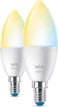 WiZ Viedā LED spuldze Wi-Fi BLE 40W C37 E14 927-65 TW 2PF/6 929002448742 | Elektrika.lv