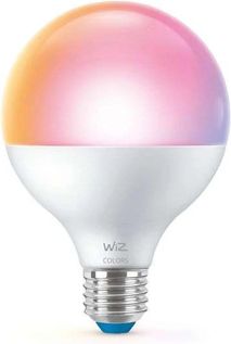 WiZ Viedā LED spuldze Wi-Fi BLE 75W G95 E27 922-65 RGB 1PF/6 929003604701 | Elektrika.lv