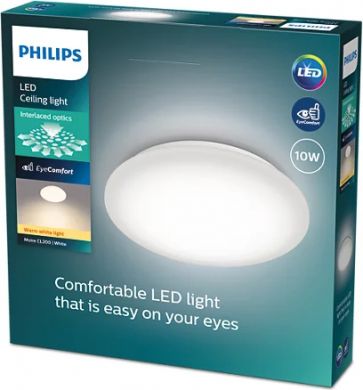 Philips Ceiling luminaire Moire CL200 EC RD 10W 27K W HV 06 1000lm IP20 LED White 915005778201 | Elektrika.lv