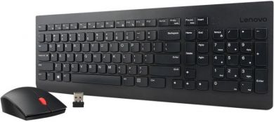 Lenovo Klaviatūra un pele, Bezvadu, USB, Melna krāsa, ENG/RUS 4X30M39487 | Elektrika.lv