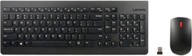 Lenovo Klaviatūra un pele, Bezvadu, USB, Melna krāsa, ENG/RUS 4X30M39487 | Elektrika.lv