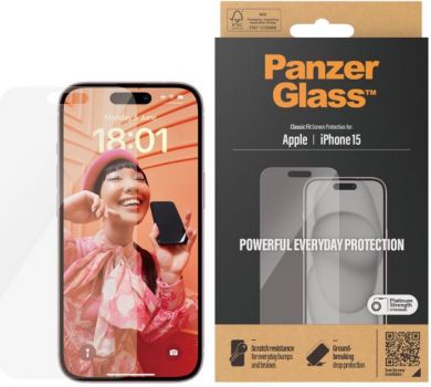 PanzerGlass PanzerGlass | Screen protector | Apple | IPhone 15 | Glass | Transparent 2805
